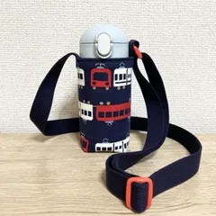 水筒カバー　サーモス ベビーストローマグ 350ml用 電車柄