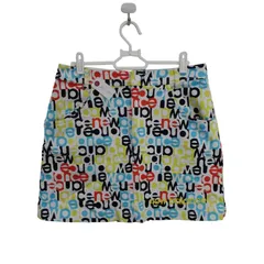 【美品】New Balance golf(ニューバランスゴルフ) スカート 白カラフル レディース 2 012-1234505 ゴルフウェア 2511-0923 中古