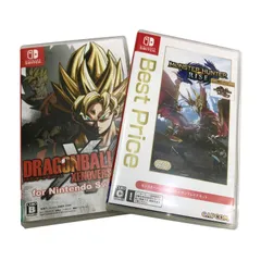 ゲームソフト 2点セット Nintendo Switch ニンテンドー スイッチソフト ドラゴンボール ゼノバース2 + モンスターハンターRISE 【中古】 22511R642