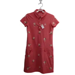 【美品】le coq sportif(ルコックスポルティフ) ワンピース ピンク レディース S ゴルフウェア 2511-0533 中古