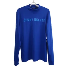 【美品】JENNY HEARTS ハイネックシャツ 青 メンズ L ゴルフウェア 2511-0674 中古