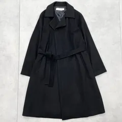 GALERIEVIE　ギャルリーヴィー　ラップコート　ロング　ベルト　カシミヤ100％　ブラック　日本製　レディース　1　a00771