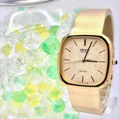 【新品電池】SEIKO セイコー Dolce ドルチェ メンズ 腕時計 ゴールド 9521-5080 422144