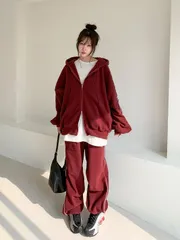 ONER ピングル セット (POLICE セット, フリース, フード セット, ツーウェイ, トレーニングウェア セット, ジョガーパンツ, ビッグ)