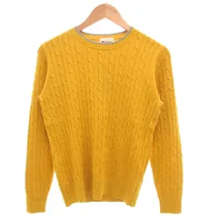 タケオキクチ ミクスパイス TK MIXPICE タグ付き 配色ニットプルオーバー セーター 長袖 M マスタード /GV