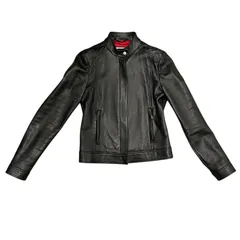 【美品】GUCCIシングルライダース　40 ブラック wine-king_6777100000001462