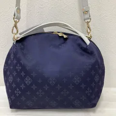 7087　russet ラシット　2way　ショルダーバッグ　ハンドバッグ　ミニショルダーバッグ　ダークパープル　パープル　紫　ホワイト　白　ナイロン　レザー　きれいめ　シンプル　カジュアル　レディース