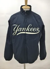 マジェスティック Majestic スタジャン M 長袖 ニューヨーク ヤンキース ネイビー Authentic 2511WS142