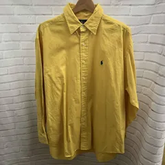 RALPH LAUREN/ラルフローレン/BLAIRE/長袖シャツ/古着/表記サイズL/イエロー