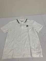 送料無料★adidas アディダス★半袖Tシャツ　半袖ポロシャツ　トップス★メンズ　Mサイズ★ホワイト　白　#71205sbc