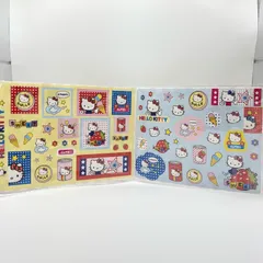 希少 当時物 【未使用品】サンリオ Sanrio ハローキティ キティちゃん  ステッカー シール レトロ コレクション HELLO KITTY グッズ シール帳  ヴィンテージ レア 長期保管品 現状品 いちご SWEET 可愛い【中古】【送料無料】