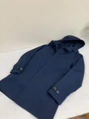 送料無料★GRANGESTA STANDARD★ライナー付き　ステンカラーコート　ロングコート　ロングジャケット★ネイビー★メンズ　Mサイズ　#71205sbc