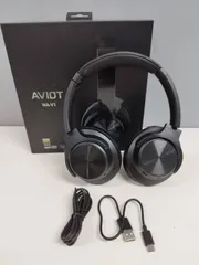 【訳アリ】AVIOT WA-V1 ワイヤレスヘッドホン/ブラック