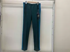 未使用 タグ付 Needles ニードルス kp343 グリーン トラックパンツ EX Nallow Track Pants Sサイズ