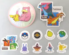 【中古】シール・ステッカー 集合(ピカチュウ＆ヤドン他) ステーショナリーコレクション(ステッカー11枚セット) 「2025 Pokemon Collection くじ ～Let’s Go for a Walk!～」 H賞