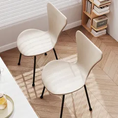 チェア ダイニングチェア 2脚 北欧 スタイリッシュ シンプル カッコイイ ダイニング テレワーク オフィス  アルネ・ヤコブセン リプロダクト 北欧家具 ホワイト グレー ザイナーズチェア