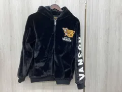 VANSON TOM&JERRYコラボ ファージャケット Sサイズ ブラック パーカー トム&ジェリー