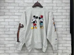 Champion BEAMS Disney100 11-13-0390-411-06-16 チャンピオン ビームス メンズ グレー Sサイズ スウェット トレーナー 裏起毛