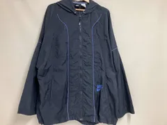 NIKE ナイキ ナイロンジャケット 90s フード XLサイズ ブラック