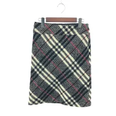 BURBERRY LONDON バーバリーロンドン チェックミニスカート サイズ:38 サンプル品    ブラック/ホワイト/レッド レディース / 240001174409