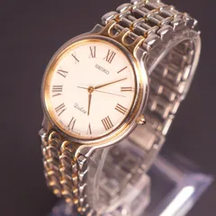 【稼働品】SEIKO DOLCE　アンティーク腕時計　電池交換済
