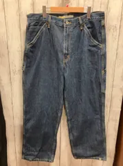 Levi’s リーバイス silver tab シルバータブ ジーンズ 濃紺 インディゴ バギーカーペンター A7489-0005 全体的に使用感有り