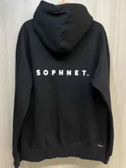 SOPHNET. XL SOPH-220054 プル オーバー パーカー フーディー ソフネット バックプリント スウェット 日本製 メンズ ブラック