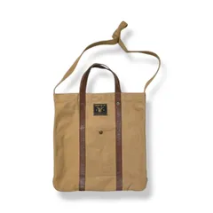 RRL RALPH LAUREN レザ ートリムキャンバストート ダブルアールエルラルフローレン 