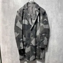 KAZUYUKI KUMAGAI ATTACHMENT カモフラチェスターコート サイズ1 柄 カズユキクマガイアタッチメント