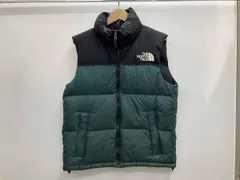 THE NORTH FACE ノースフェイス NUPTSE DOWN VEST ヌプシ ダウンベスト ブラック グリーン バイカラー ND91633 Mサイズ