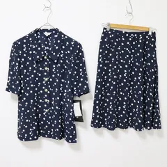 レリアン Leilian ヴィンテージ セットアップ スカートスーツ シャツ ブラウス スカート [a960133]