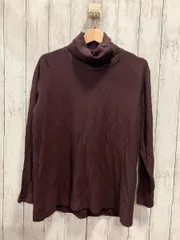 Y's ワイズ 日本製 ブラウン 90s 00s アーカイブ YL-T21-131 モード シワ加工 赤茶色 ブラウン archive レディース タートルネック