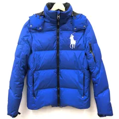 POLO RALPH LAUREN ダウンジャケット ブルー サイズS ビッグポニー