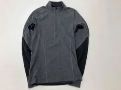 ICEBREAKER MERINO BODYFIT ZONE アイスブレーカー メリノウール ボディフィットゾーン ハーフジップ XS グレー