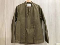 S.E.H KELLY エスイーエイチケリー SHOWER PROOF COTTON SMOCK 長袖シャツ Mサイズ カーキ