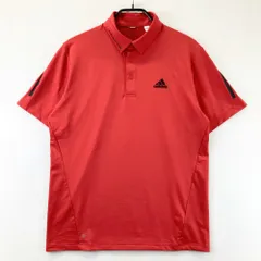 サイズ： ADIDAS GOLF アディダスゴルフ HA3126 半袖ポロシャツ  レッド系 [240101563567] ゴルフウェア メンズ ストスト