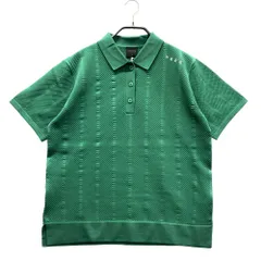 サイズ：1 HERG1　エルグワン  半袖ポロシャツ ニット  グリーン系 [240101566346] ゴルフウェア レディース ストスト