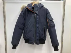 OUTDOOR SURVIVAL CANADA OSC アウトドアサバイバルカナダ DESNA DOWN BOMBER JACKET ダウンボンバージャケット ネイビー Mサイズ