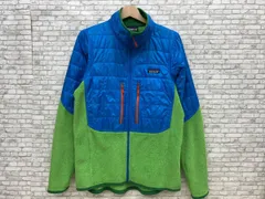 Patagonia パタゴニア ナノパフハイブリッドジャケット フリース 83320FA12 サイズM グリーン×ブルー 切替