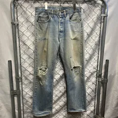 70s LEVI'S  66後期 501 USA製 赤耳 ボタン裏6 size W35 L34 リーバイス 
