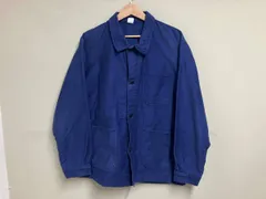 1980~1990's ユーロワークジャケット フレンチ MADE IN FRANCE ヴィンテージ 古着 サイズ48 ブルー
