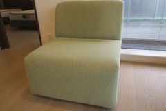 無印良品 1人掛け 1シーター ソファ ウレタン 肘掛付 グリーン - メルカリ