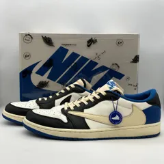 NIKE TRAVIS SCOTT FRAGMENT AIR JORDAN 1 LOW OG SP MILITARY BLUE ナイキ トラビス スコット エアジョーダン 1 DM7866-140 サイズ33cm