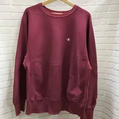 Champion REVERSE WEAVE / チャンピオンリバースウィーブ / 90s / メキシコ製 / 袖ダメージ有 / スウェット / 古着 / サイズL / レッド