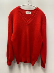 ALPHACUBIC Vネックカシミヤ100％セーター