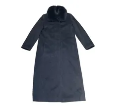 【USED】PARACE GARDEN アンゴラ100% ファックスファーロングコート　9AR（M）　　M71205-17