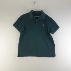 HAZZYS レディース100 ダークグリーン 半袖 カラーTシャツ K9539