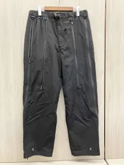WILD THINGS × POLIQUANT ロングパンツ Mサイズ ブラック THE SWCS ADJUSTABLE ZIPPERED TRACK