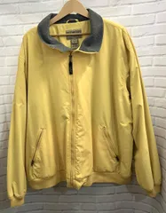L.L.Bean/エルエルビーン/ブルゾン/裏起毛 スイングトップ/3XL/古着/ヴィンテージ/アメリカンカジュアル/イエロー