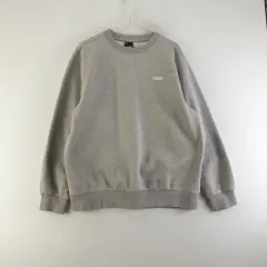 FCMM メンズM グレー スモールロゴ 起毛 スウェット K9541